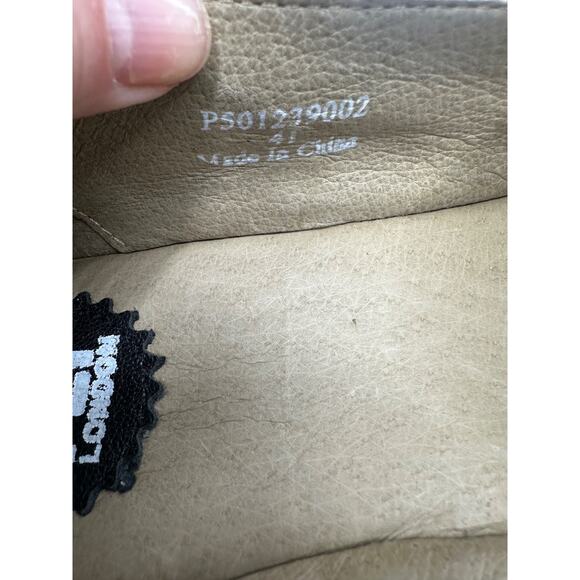 FLY London Leather Slip-Ons Luan Black White Zebra Print Wedge Size 41 (US 10) - Picture 6 of 6